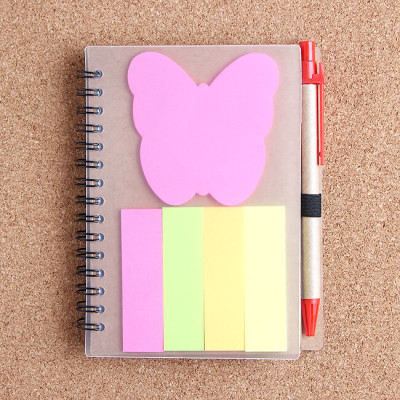 SimpleButterflyBallpenNotepadVocab Study Note