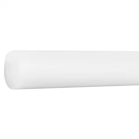 Off White High Density Polyethylene (HDPE) Rod Stock 4 ft. L, 1/2"" Dia., Mfr: 22JL40-A