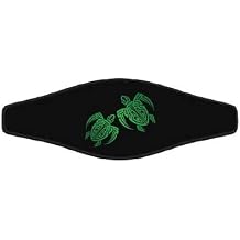 Innovative Scuba Concepts Scuba Diving Mask Strap Wrapper Tribal Turtle