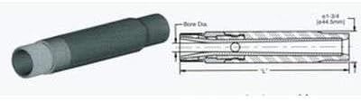 KENNAMETAL Tungsten Carbide Wide Entry Long Venturi NOZZLES - 7/16" BORE Diameter