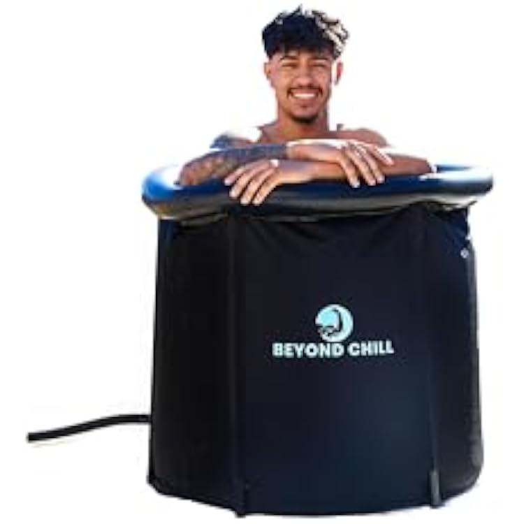 Portable 5-Layer Inflatable Ice Bath Tub With Cover - Perfect For Muscle Recovery For Athletes - Large 95 Gallon Plunge Tub For Cold Water Therapy Training