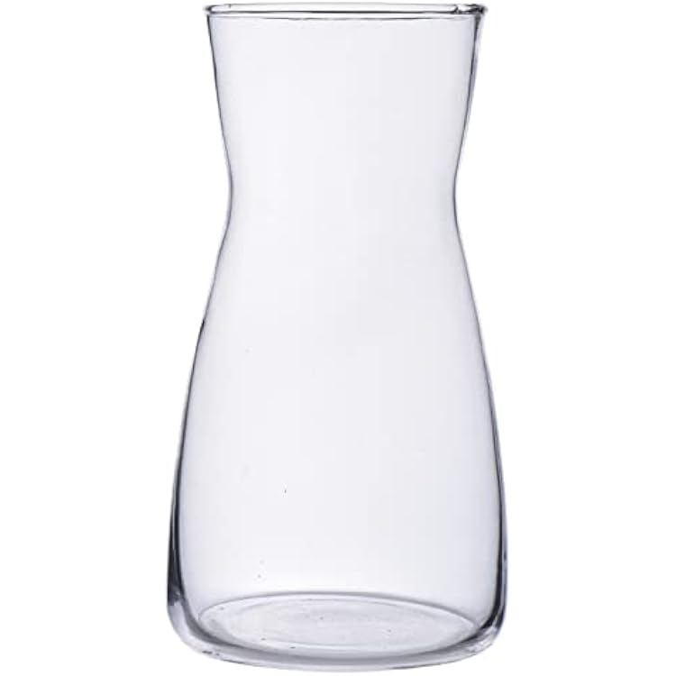 8 inch Clear Glass Flower Vases for Centerpiece Table Home Indoor Desk Decor,Ins Modern Boho Style Vase for Wedding Housewarming Gift
