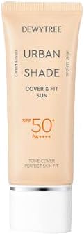 [DEWYTREE] Urban Shade Cover & Fit Sun SPF 50+ PA++++ 40 ml 1.35 fl.oz. - Tone Cover, Perfect Skin Fit, Mild Sunscreen, Korean Cosmetics, K-beauty, Skincare