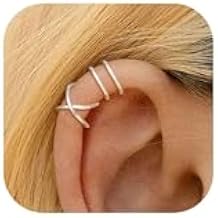 Ear Cuff Earrings for Women Ear Cuffs Non Piercing Trendy Clip on Cartilage Fake Earring Set Stack Jewelry Gifts