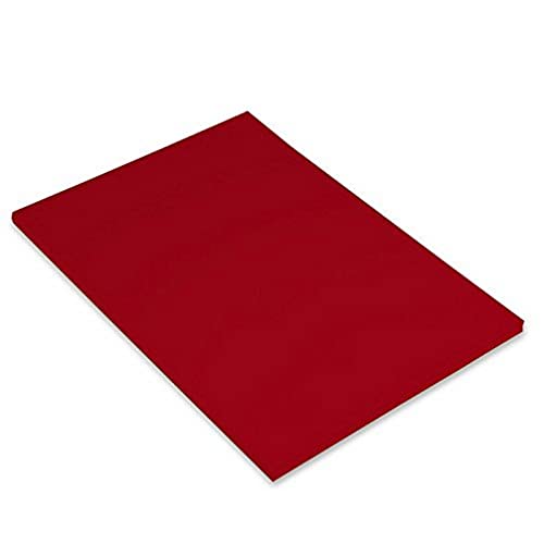 Canson Iris Vivaldi A4 120 GSM Smooth Colour Paper - Dark Red Pack of 100 Sheets