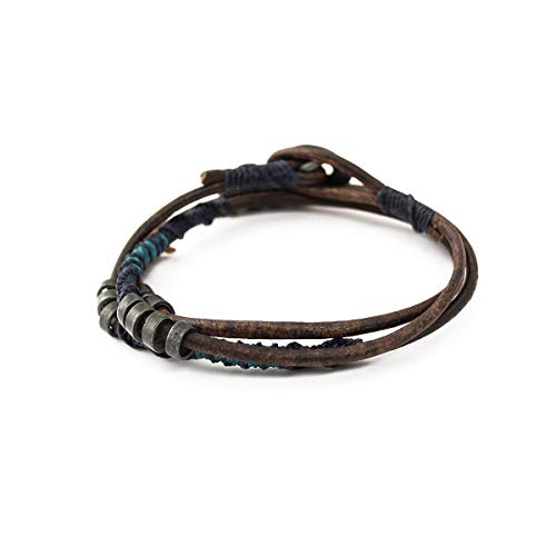 Wakami Braided Charm Bracelets | Handmade, Adjustable, Wax Coated Beaded Womens Jewelry | Valentines Gifts for Women & Men