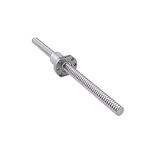 12mm Ballscrew SFU1204 RM1204 Anti Backlash Linear Motion Ball Screw Length 15.75 inch / 400mm 4mm Pitch with Nut (No End Processing), High Precision Part for CNC Machine