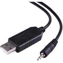USB RS232 2.5MM A-dio Jack pl;/UG F/;TD/;1 Chip Serial Converter Programming Cable(TX-TipRX-RingGND-SLV)