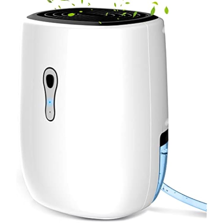 Dehumidifiers for HomePosdry 800ML27oz Portable Quiet DehumidifiersSmall Mini Dehumidifier with Drain Hose and Auto Shutoff for Basements RV Bathroom Bedroom Garage Closet Caravan 215Sq.Ft