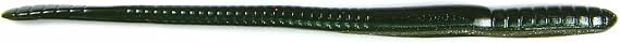 Roboworm Straight Tail Worm Bait (Green Neon Pumpkin, 7-Inch)