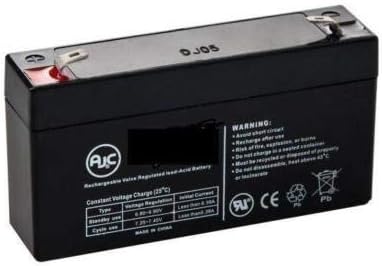 H.F Exchange Rechargeable Battery Pack - Sealed Lead Acid 6v Battery 1.3AH - Deep Cycle Backup Battery for Stationary Bike, Elliptical & Stepper - Works with StairMaster