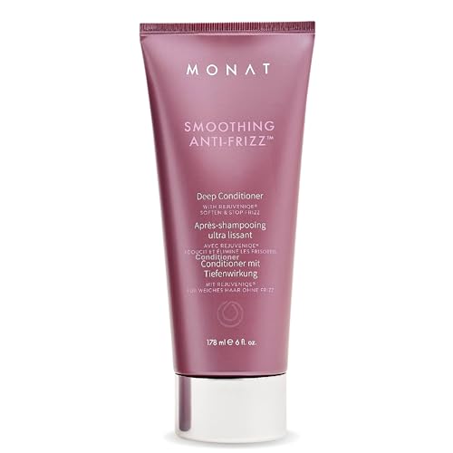 MONAT Smoothing Deep Conditioner with Rejuveniqe - Anti-Frizz, Long-Lasting Frizz Control for Damaged Hair - Net Wt. 178 ml  6 fl. oz