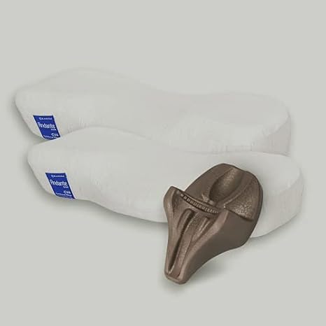 Kanuda Andante Pillow Double Set & Head Nap [Pack of 3] - Orthopedic Memory Foam Pillow for Pain Relief and Posture Correction