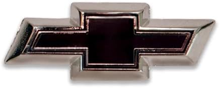 Chevrolet Bowtie Black Lapel Pin - 1" Chevy Enamel Pin - Officially Licensed by GM