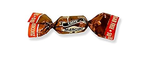 Mangini, Italian Sugar Free Coffee Candy (Caffe Zero+) (2.200 Lbs)