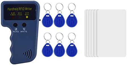 Cocoarm 125khz Reader Writer Handheld ID Card Copier Reader Writer 6 Writable 6 Cards, Widely Used At Community, School, Office and Other Access Control Needed Places, Cocoarmb2kgyhcvn1