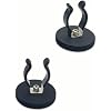 Universal Magnetic Clips, Magnetic Garage Tool Holder Magnets Flexible Clamps for Holding Flashlight Broom Mop for Laundry Kitchen Bathroom Utility Room Garage Shed Garden Tool Storage -2 Pack