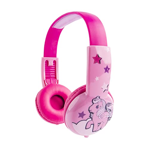 My Little Pony Kids Safe Over The Ear Headphones HP2-03057| Kids Headphones, Volume Limiter for Developing Ears, 3.5MM Stereo Jack, Recommended for Ages 3-9, by Sakar
