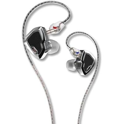 Hidizs MS2 PRO in-Ear Monitor, 10.2mm Dual-Magnetic Drivers 1DD1BA Hybird IEMs Wired Earbuds, Zinc Alloy Integrated Molding, Pneumatic Filters for Audiophile Musicians, Detachable 4.4mm OFC Cable