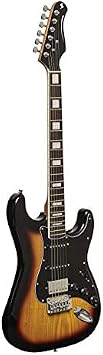 Stagg SES-60 SNB - Electric guitar - solid alder body - sunburst