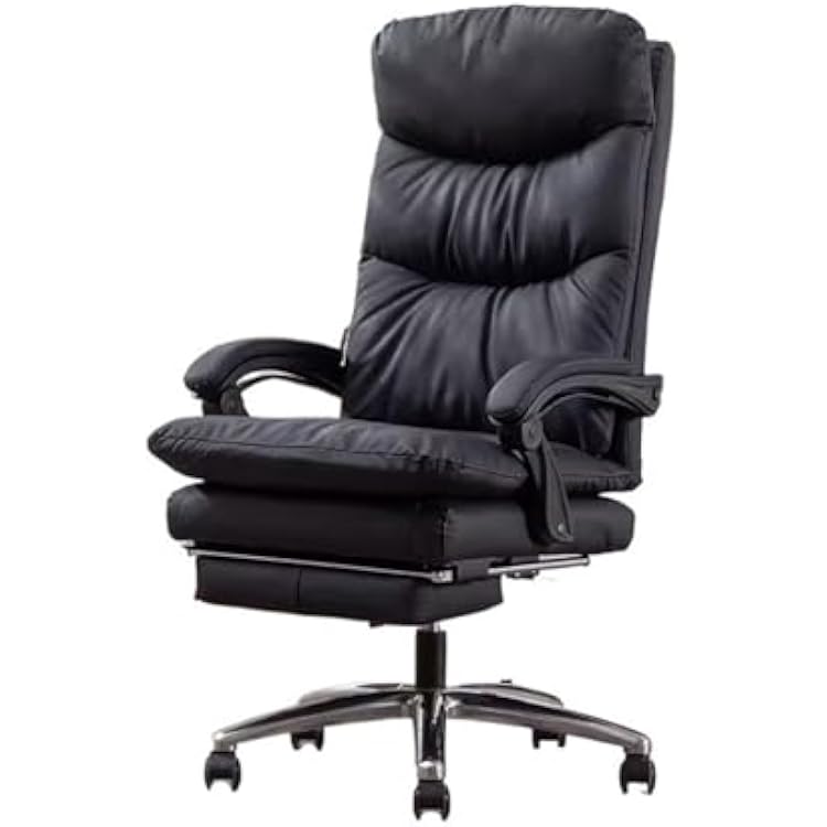 Classic Ergonomic Computer Chair Household Boss Chair Reclining Office Chair Swivel Chair Comfortable Sedentary Gaming Lunch Break Seat Desk Task ChairBlack-One Size