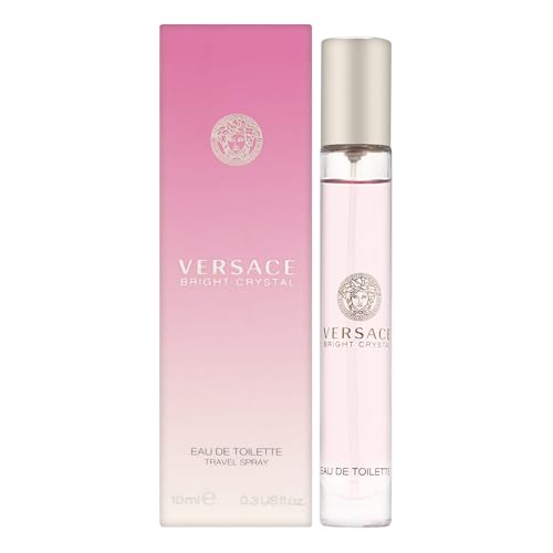 Versace Bright Crystal by Versace for Women 0.3 oz Eau de Toilette Travel Spray