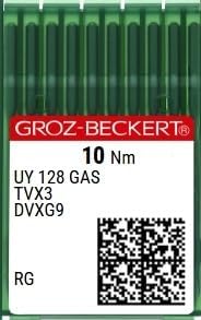 10 Pk. Groz-Beckert UY128GAS UYX128GAS TVX3 Coverstitch and Chainstitch Needles (11 (Metric Size 75))