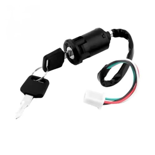 Motorcycle Ignition Switch Door Lock Key Compatible with The Pocket Quad Xt225 50cc Accessory Bws 100 Shineray