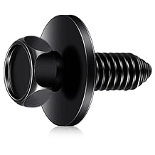 Yaocom 50 Pcs 5/16"-18 x 7/8" Indented Hex Head Body Bolts, Metal Fasteners Automotive Body Screws for Trucks Fender Bolt for Car