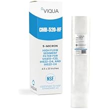 VIQUA CMB-520-HF Polypropylene Whole House 20 x 4.5 Inch 5 Micron Sediment Water Filter for VIQUA IHS22-D4, IHS22-E4, and VH410-F20 UV Systems