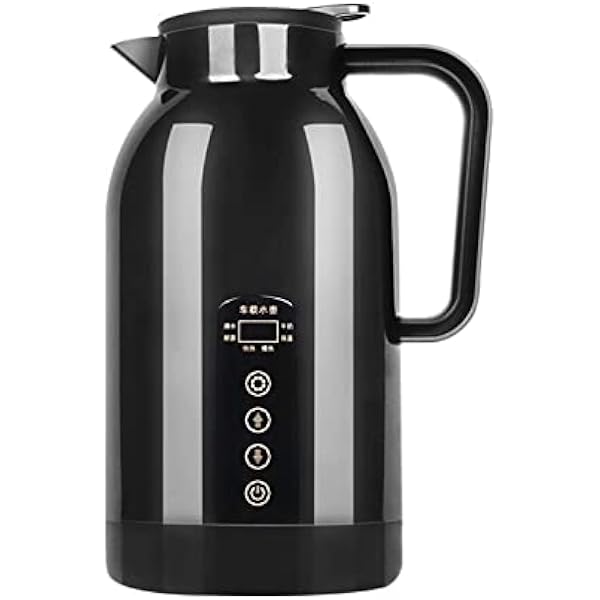 Car Electric Kettle, DC 12 V - 24 V, Car Heating Bottle, 25.3 fl oz 1,150 ml, Large Capacity, 304 Stainless Steel, Lightweight, Car Cup, LCD Temperature Display, Water Heater, Boiling, Insulation,
