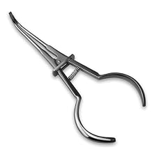 Washington Pattern Rubber Dam Clamp Forceps - Stainless Steel Autoclavable Orthodontic Tools - Dental Forceps for Precise Rubber Dam Placement and Oral Procedures
