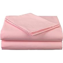 100% Organic Cotton Sheet Set, 500 Thread Count - GOTS Certified 15'' Deep Pockets - Easy Fit - Wrinkle Free -Breathable & Cooling Sheets(Peach/Cal-King)