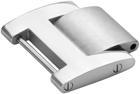 Ewatchparts 18mm Stainless Steel Full Watch Band Link Compatible With Cartier Ballon Bleu Bracelet Band Shiny Matte