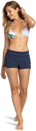 Roxy Womens Board Shorts Tummy Control, 4-Way Stretch, Quick-Dry 2 Swim Shorts, UPF 50 Beach Shorts