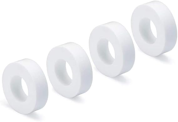 Dolphin Genuine Replacement Part Notched White Climbing Rings for Ultimate Wall Adhesion (4PK) 6101611-R4