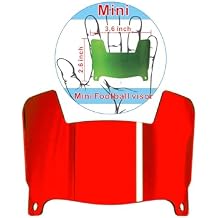 Mini Football Helmet Visor Clear with Clips Universal Fit for Collectors and Display