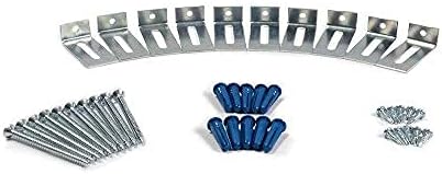 Whiteboard Installation Hardware Kit, Heavy Duty, Hangs up to an 8 Foot Dry Erase or Chalkboard, for 1/2" Thick Boards and Above