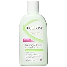 Phisoderm Fragrance Free Cream Cleanser for Sensitive Skin 6 oz