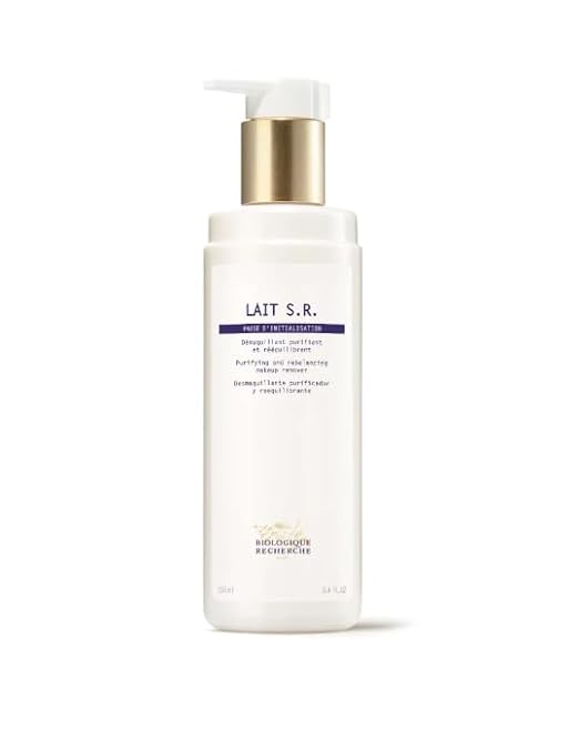 BIOLOGIQUE RECHERCHE Lait S.R. - Purifying, Rebalancing Makeup Remover, 8.4 Fl. Oz