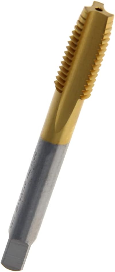 Thread Milling Taps M10 Thread HSS Thread Tapping Tool Thread Plug Ti-coated for Manual Equipment Special Processing Consoles