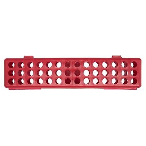 Zirc Dental 50Z900M Steri-Container Hinged Lid Red 8" X 1.75" X 1.75"