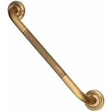 Shower Grab Bar, 17.7 inch Grab Bars for Bathtubs Showers Bathroom, Anti Slip Brass Shower Grabs for Seniors