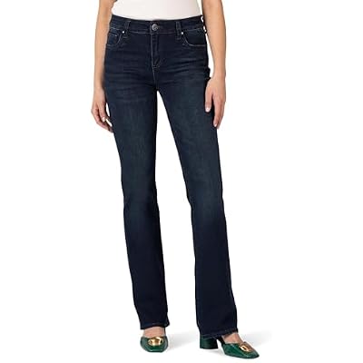 KUT from the Kloth Womens Natalie Mid Rise Flare