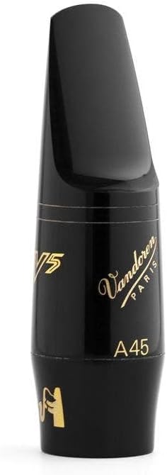 Vandoren SM416 V5 Jazz A45 Alto Saxophone Mouthpiece (Black Ebonite)