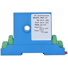 Pressure transducer SWK-14 AC DC Current Transmitter Din Rail 0-200A Current Sensor Hall Current Transducer Output 4-20mA DC12V Power Supply(Dc 0-5v,DC 0-20A-8MM-DC12V)