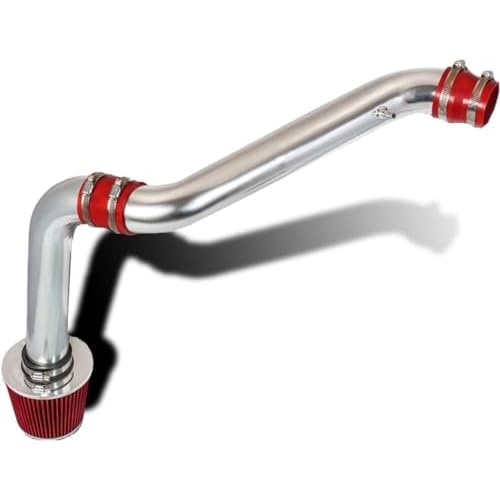 Cold Air Intake Kit with Reusable Red Filter Compatible with Honda 94-02 Accord 4 CYL  97-01 Prelude All Models