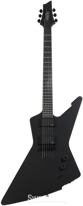 Schecter E-1 Sin Quirin Signature Electric Guitar - Satin Black