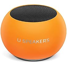 Fashionit U Speakers Mini Bluetooth Speaker with Mic | Small Bluetooth Speaker Wireless | Tiny Portable Blue Tooth for Home, Travel, Beach, Car, Outdoor | Rich Stereo Sound | Glow Orange