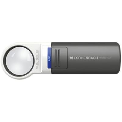 Eschenbach 12.5X Mobilux LED Illuminated Pocket Magnifier